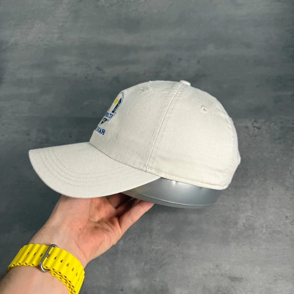 Ahead Vintage Ryder Cup 2012 Mens Khaki Beige Medinah Golf Hat‎ Strapback Cap